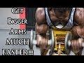 How To Get Big Arms - MUCH FASTER!! (Triceps and Biceps)