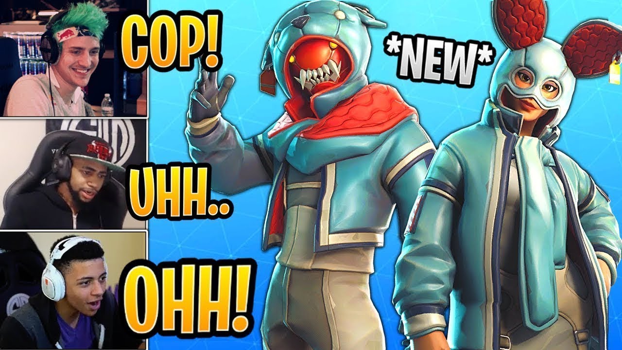 streamers react to new flapjack growler skins dodoo fortnite br - flapjack fortnite
