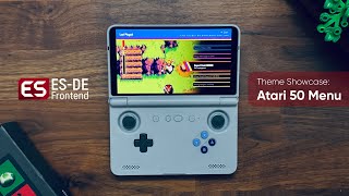 ES-DE Theme Showcase: Atari 50 Menu