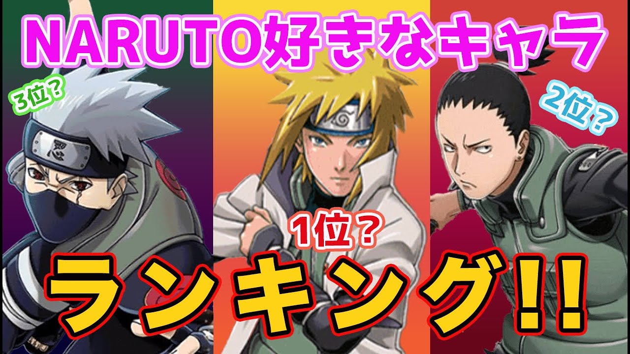 Naruto ナルト大好き芸人が選ぶ 好きなキャラランキング Best3 は果たして一体どのキャラだ Youtube