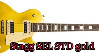 Stagg SEL STD gold review обзор #stagg #lespaulguitar #guitars