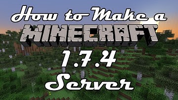 How to Make a Minecraft 1.7.4 Server (Hamachi)