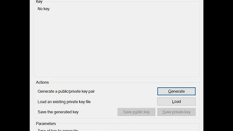 Create an SSH Key via PuTTYGen