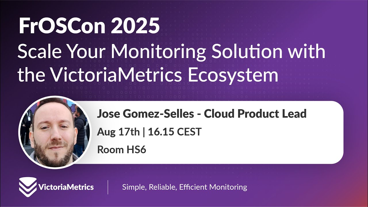 Scale Your Monitoring Solution With the VictoriaMetrics Ecosystem - YouTube
