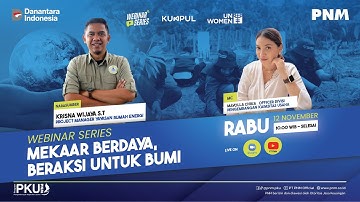 WEBINAR SERIES "MEKAAR BERDAYA, BERAKSI UNTUK BUMI"