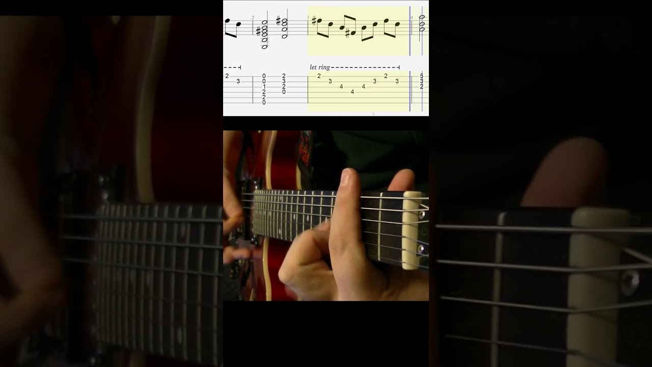 Guitar Tab White Wedding by Billy Idol 