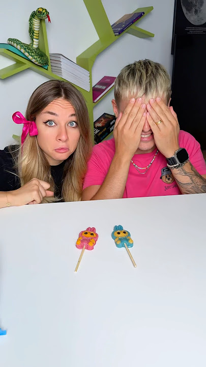 Boy chose sweets for boys but was upset to eat sour candies 😜😂