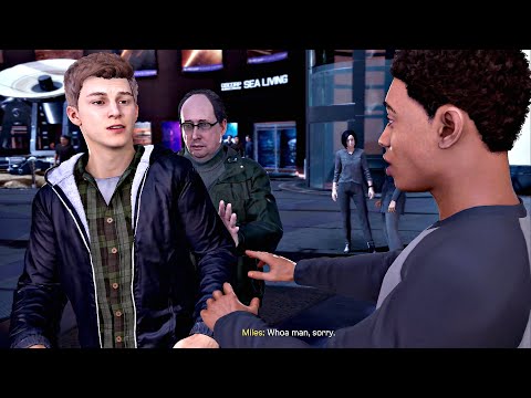 Miles Meets Peter & Dr Otto First Time Scene (4K 60FPS) Spider-Man PS5