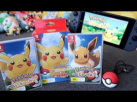 Unboxing Lets Go Pikachu Eevee Collectors Edition