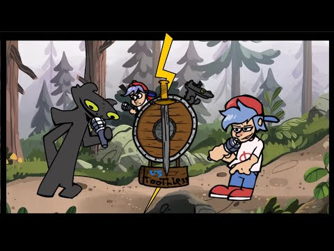 Friday Night At Funky (Toothless vs Boyfriend) Toothless OST - YouTube