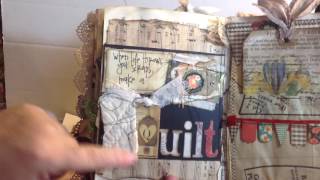 Vintage sewing junk journal. SOLD