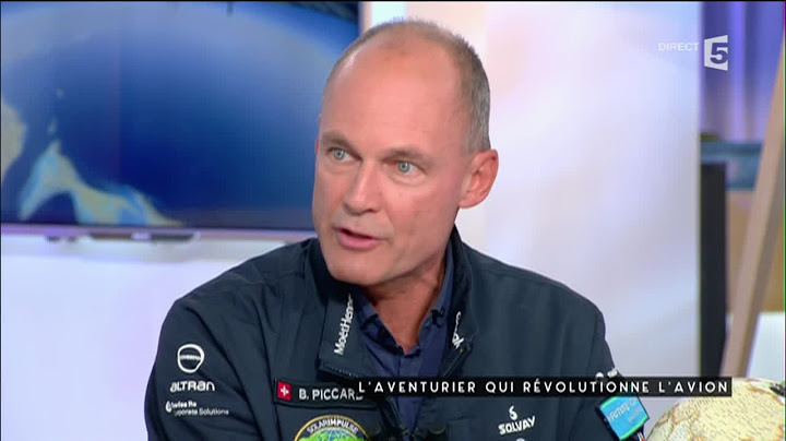 Solar Impulse ou l'aventure sans pétrole ! C à vous - 21/09/2016