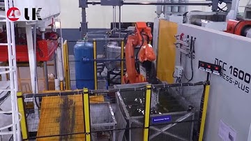 Máy đúc áp lực LK 1600 tấn tích hợp robot ABB