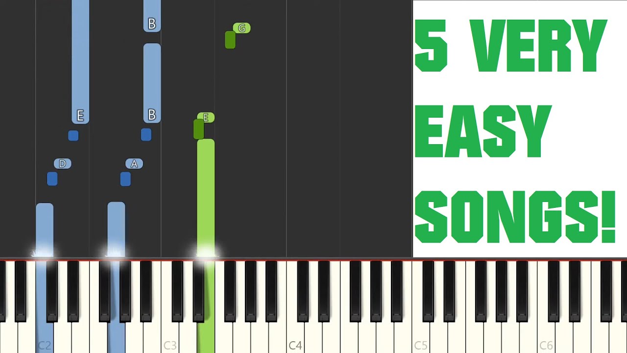 5 EASY Piano Songs to Impress Your Friends! - YouTube