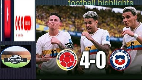 Colombia vs Chile 4-0 HighlightsWorld Cup Qualifiers2024 #ColombiaFutbol #ChileVsColombia #FIFAWCQ