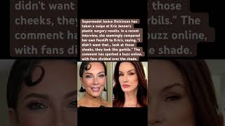 Janice Dickinson Shades Kris Jenner's Facelift #JaniceDickinson #KrisJenner #PlasticSurgery