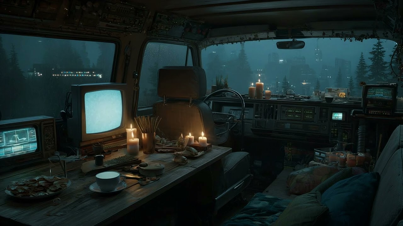 I rest in the van-  Refuge Ambience Dark Ambient for concentration and night work. Solaris Ambient