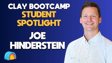 Clay Bootcamp Students Spotlight  — Joe Hinderstein
