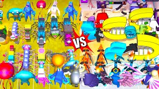 Ban Ban Fight Horror Garten Vs Color Monster Alphabet Friends, Merge Battle Gameplay