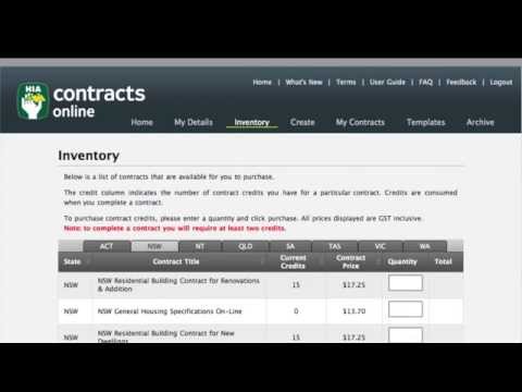 Contracts online - How to