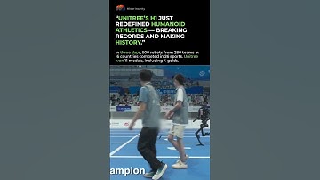 The Robot Olympics! Unitree Takes the Gold!  #future  #usa  #china #trending #technology #robot