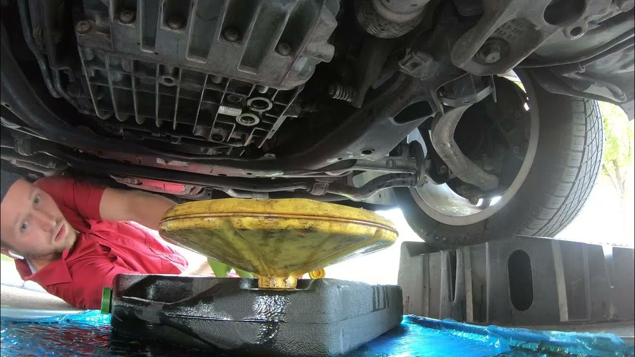2004 AUDI CVT Transmission service! What a pain! - YouTube