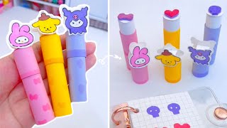 DIY cute stationary | How to make stamps | paper craft | easy craft ideas | art and craft #shorts