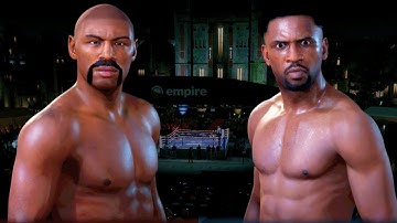 Marvin Hagler vs Nigel Benn FULL FIGHT | Undisputed Boxing Game AI Simulation (CPU vs CPU)