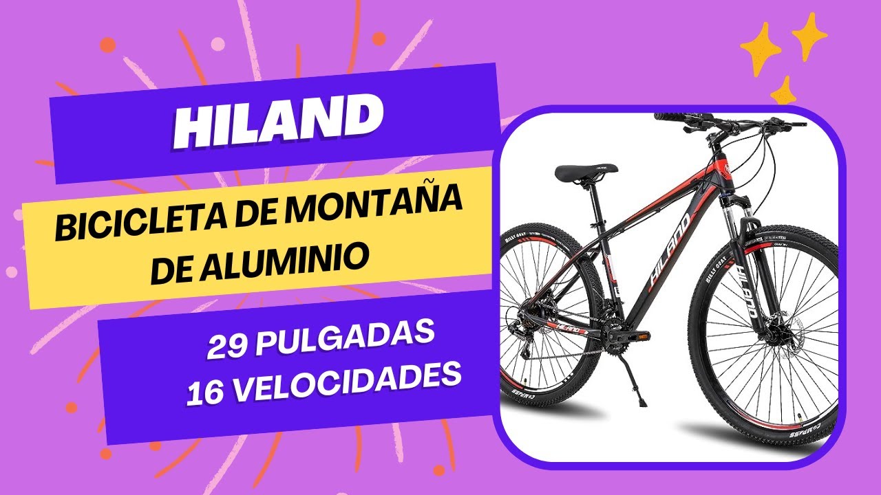 Bicicletas Hiland Bicicleta De Montaña De Aluminio De 29 Pulgadas