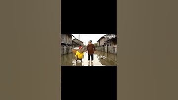 Part 109:Capy and gramma scared Crocodile/ Capy và bà sợ cá sấu #thientruongdaily #capybara #ai