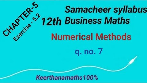 12th Business Maths - Chapter 5- Exercise 5.2- q. no. 7