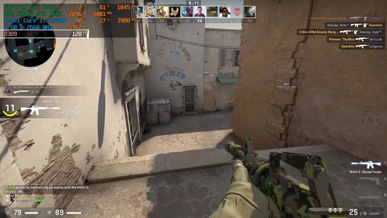 Laptop Gaming ROG Strix G G731GT - CS GO Gameplay & FPS