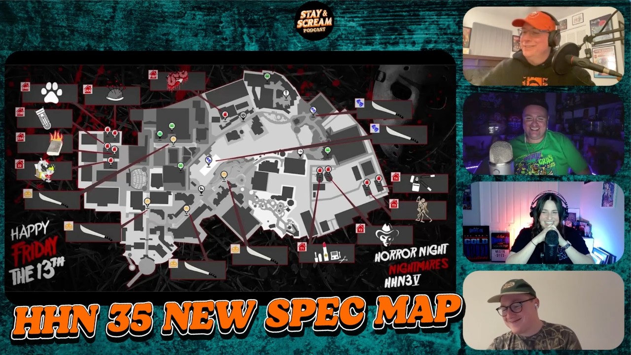 The FIRST Speculation Map of HHN35! | Stay & Scream Podcast