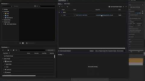 After Effects: Export from Media Encoder & Using the Render Queue
