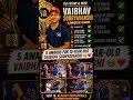 15-Year-Old Vaibhav Wins 5 IPL Awards! 🤯🏆/Vaibhav Sooryavanshi Creates IPL History #ipl2026 #rcb