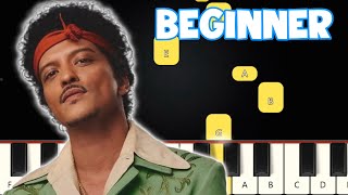 I Just Might - Bruno Mars Beginner Piano Tutorial Easy Piano