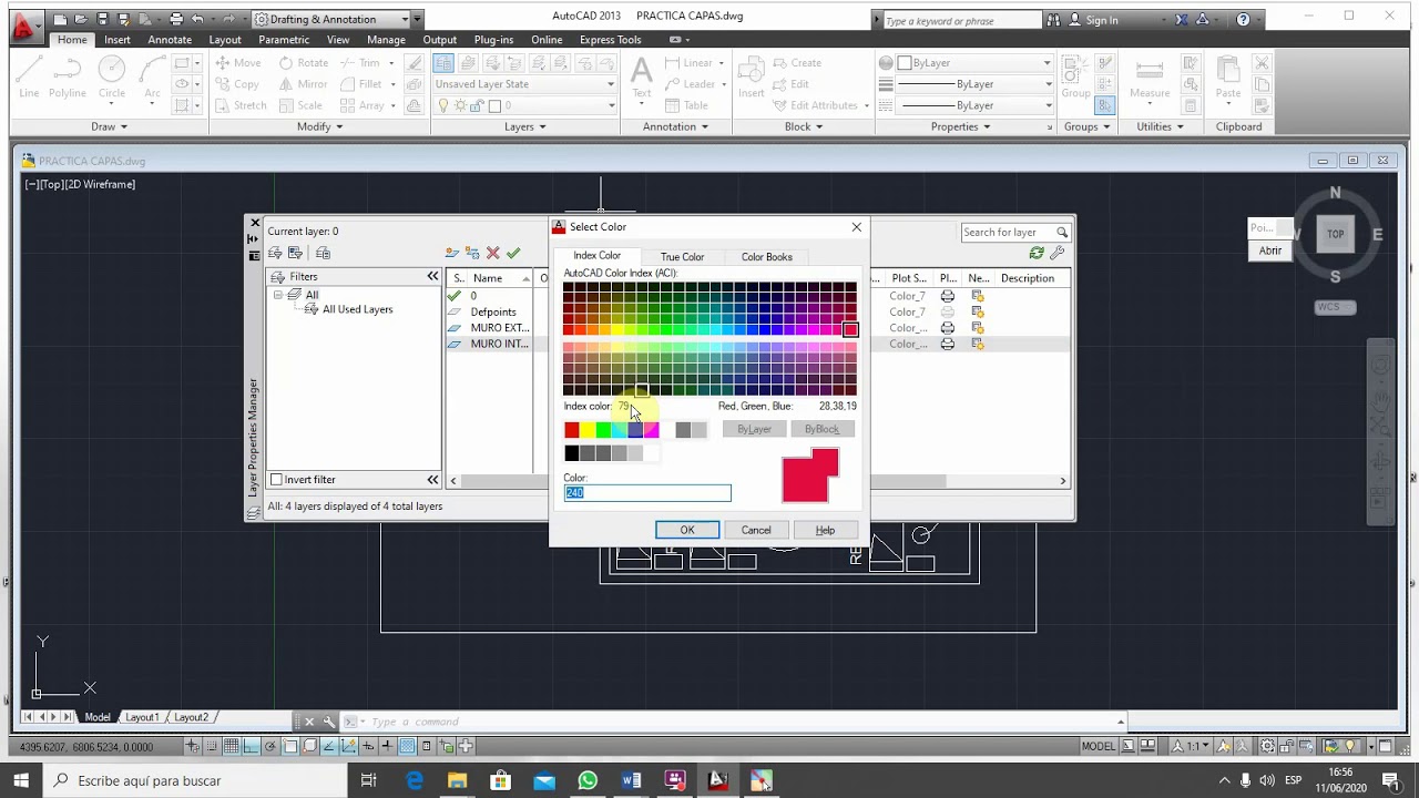 MANEJO DE CAPAS LAYERS EN AUTOCAD 2013 YouTube MANEJO DE CAPAS LAYERS EN AUTOCAD 2013 YouTube