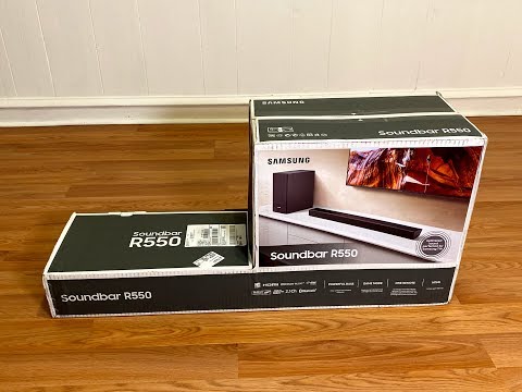 Samsung HW-R550 Soundbar Umboxing