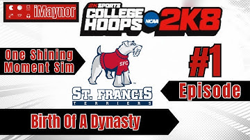 College Hoops 2K8 Career Legacy Mode Career Simulation Ep. 1