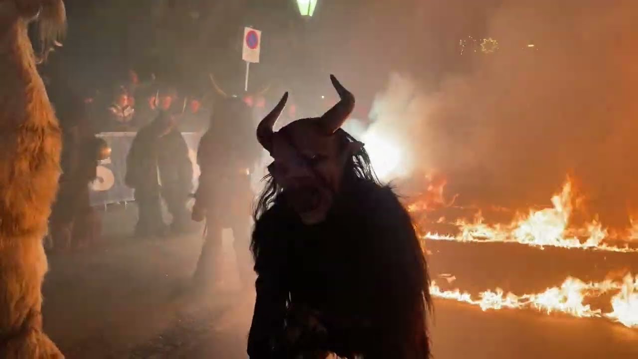 Krampus und Perchten Lauf Micheldorf 5.1.2024