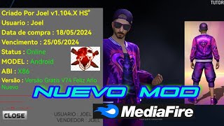 MOD MENU FFH4X GRATIS FAKE LAG NUEVO MOD MENU FREE FIRE ATRAVESAR TODO DIAMANTES INFINITOS HACK FREE