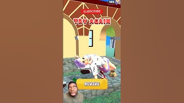 ASMR Tippy Toe Gameover | tippy toe 3D #shorts