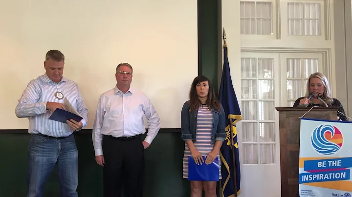 New Member Induction of Allison Glover and Eric St...