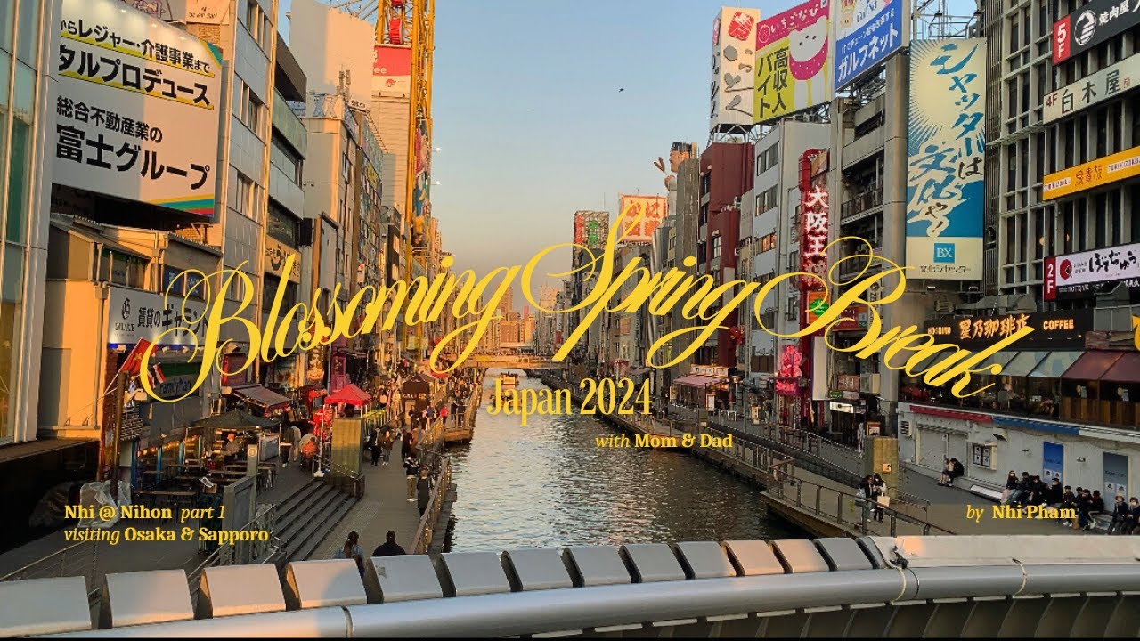 spring break in japan pt. 1‧₊˚✩彡 seafood markets, perfume making, matcha hunting, jazz bar