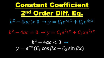 Lecture 18 : Constant Coefficient Differential Equation | Differential Equations