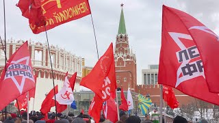 Митинг 23 февраля у стен Кремля. Депутат Павел Тарасов: «У власти истерика, они роют себе яму!»