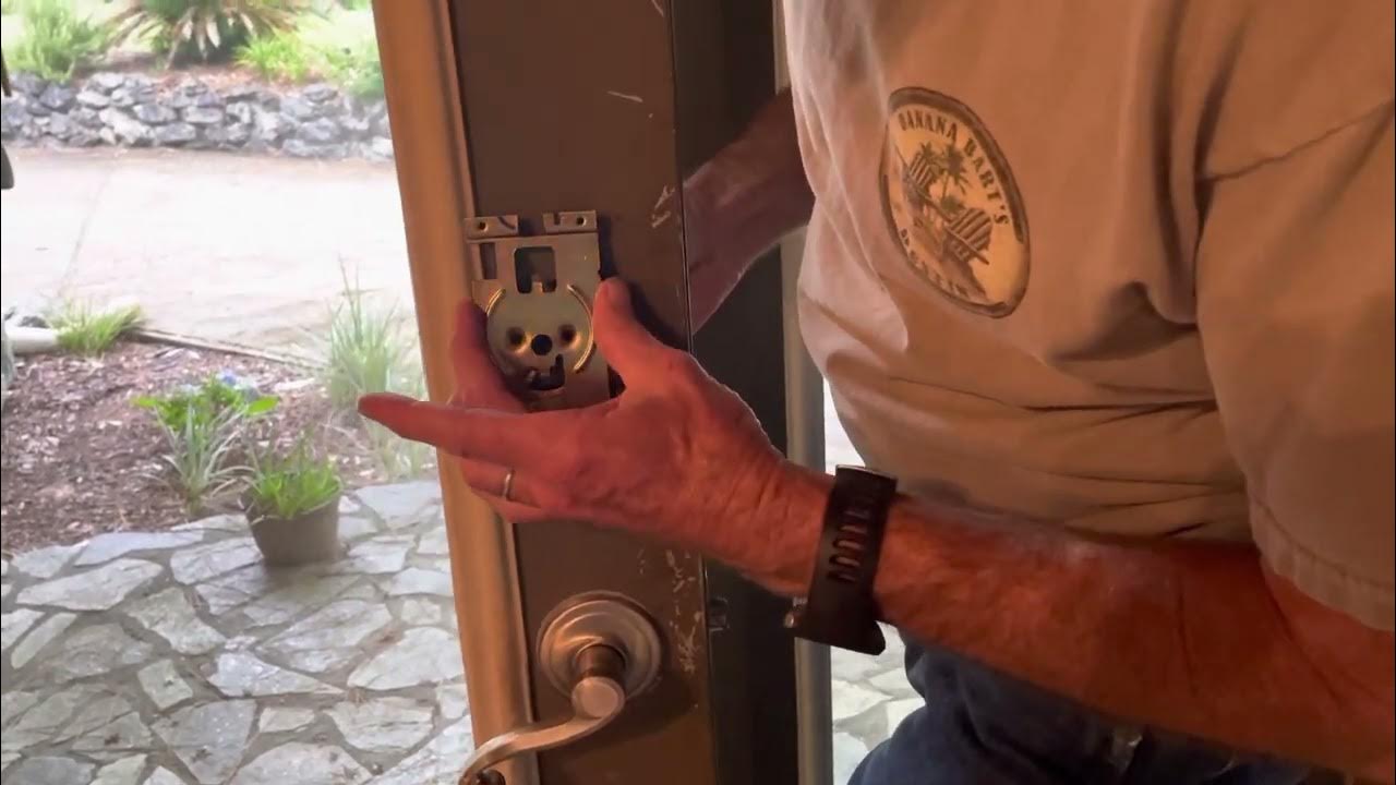 Reliabilt Electronic Deadbolt install outside lock to inside plate