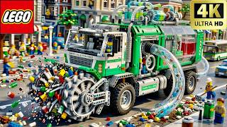I Built a LEGO Automatic High Pressure Cleaning Truck | LEGO Creative Toys