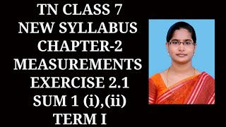 7th std maths chapter-2 Measurements | Exercise 2.1 (1st sum) | samacheer year 2020-2021