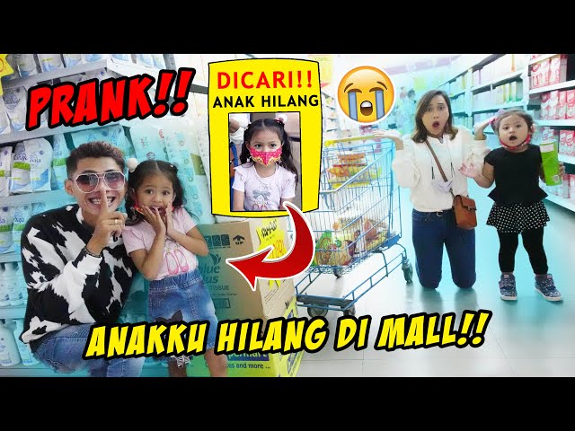 DIKIRA BENERAN‼️ ANAKKU HILANG DI MALL‼️ NGEPRANK ISTRIKU SAMPAI PANIK‼️😭 class=